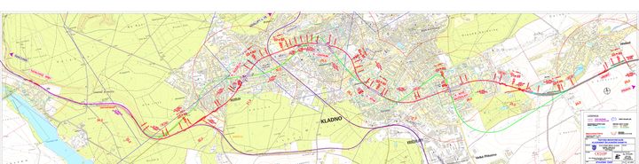 Město Kladno představilo studii Kladenského železničního diametru od CEDOPu